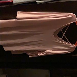 Bobbie brooks shirt, half sleeve cross back